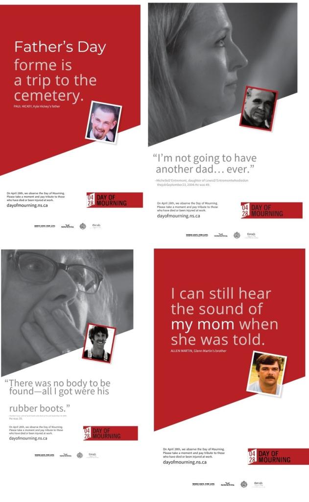 A collage of posters.